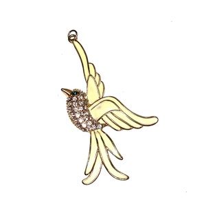 Betsey Johnson Gold Flying Dove Large Charm🕊💛